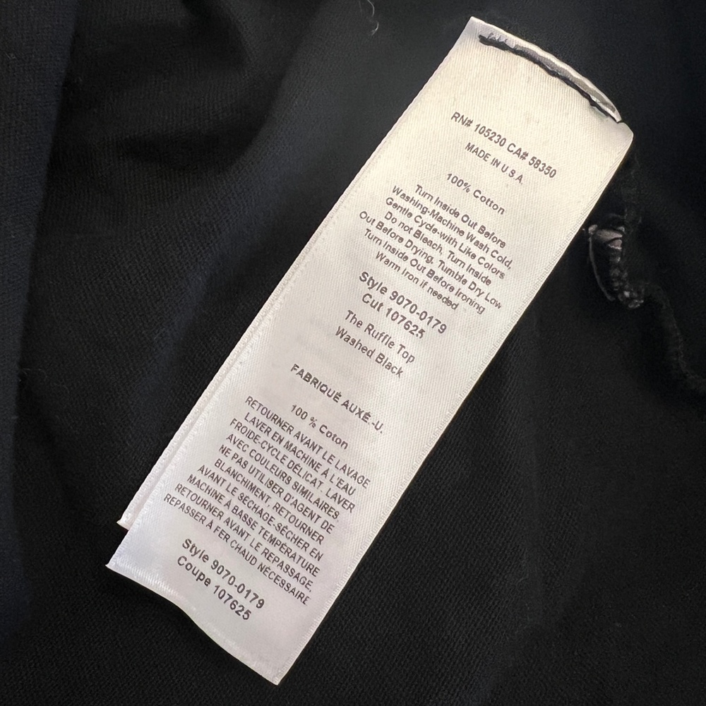 Current Elliott Ruffle Tee - Picture 5 of 5